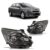 Farol Dianteiro Cobalt 2012 2013 2014 2015 Máscara Cromada Foco Simples Lente Lisa Acrilico