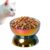 Tigela Comedouro Elevado Inclinado Para Pets Cerâmica Gatos Cães