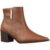 Bota Feminina GiGiL Bico Fino Cano Médio Salto Grosso Médio Detalhe Lateral Confortável  Blogueira