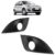 Moldura Grade Milha Fiesta 2011 2012 2013 2014 Com Furo