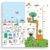 Tapete de Atividades Dupla Face Pista de Carrinhos Zoo 200X150X1 CM- Shiny Toys