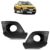 Moldura Grade Milha Saveiro Cross G5 2010 2011 2012 2013 Preto Com Furo Texturizado