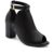 Sandália Feminina Lumiss Fechada Ankle Boots Confortável Salto Alto Grosso Blogueira Fivela