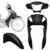 Kit Carenagem Plástico Pro Tork 3 Peças Moto Honda Biz 125 2011 2012 2013
