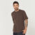 Camiseta Streetwear Tubular Heavyweight Oversized Chocolate