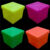 40 Caixinha lembrancinha neon 4×4 cm MISTA