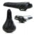 Selim Banco Bike Kalf Pu Kf-307 Preto Safari Com Carrinho