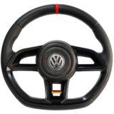 Volante Esportivo Gti Preto Para Gol Voyage Saveiro G5 G6 G7 fox spacefox jetta