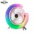 Ventilador de Mesa Silencioso Portátil Colorido RGB Desktopfan Vento Fresco Idali Life