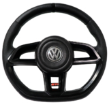 Volante Esportivo Gti Preto Para Novo Golf Fox Spacefoxx Crossfox Jetta