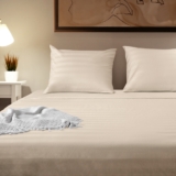 Jogo de Cama Casal 4 Peças 100% Algodão Premium Percal 300 Fios Adasmascado – BF Colchões