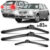 Kit 03 Palheta Limpador Parabrisa Dianteiro + traseiro Gol G4 2005 á 2012
