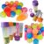 30 Geleca Slime + 30 Tubo Para Bolha De Sabão (Sem o liquido) Para Kit Festa Lembrancinha Infantil