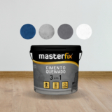 Efeito Cimento Queimado para PAREDES E PISOS 4 KG – chão – paredes – pisos – interno e externo
