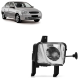 Farol Milha Auxiliar Corsa 2003 2004 2005 2006 2007 2008 2009 2010 2011 Lente Estriada