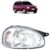 Farol Dianteiro Corsa 1994 1995 1996 1997 1998 1999 Máscara Cromada Lente Estriada Foco Simples