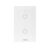 COIBEU Tuya WiFi Interruptor De Luz Inteligente 2 gang Wall Touch Switch Trabalho Com Alexa Google Home
