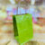 10~50 SACOLA PP KRAFT VERDE LIMÃO  9,5 X 7,5 X 14,5 (LC)  REF:5033