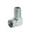 Conector Adaptador F Macho X F Femea Para Antena Tv 90° Graus