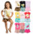 Kit Sortido 8 Peças de Roupas Infantil Menina – 4 Camisetas + 4 Bermudas – Kit com 4 Conjuntos de Roupa Infantil Menina