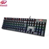 Teclado Gamer Mecanico Switch Azul RGB Keedi TEC803