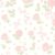 Papel de parede floral romance com fundo branco e flores rosa Para Sala e Quarto 2,50 mts