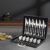 Jogo Talheres 24 Peças Faqueiro Inox Premium Luxo ou Faqueiro Aço Inox utensílios de cozinha Com Maleta