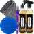 Limpa Couro Higicouro Vonixx + Hidracouro Vonixx + Toalha Microfibra + Aplicador e Pincel para Detalhamento Kit