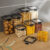 Kit 5 Potes Herméticos Empilhaveis Com Tampa Para Mantimentos Protege Alimentos Frescos  DUHOME
