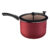 Pipoqueira Tramontina Paris em Alumínio  Antiaderente Vermelho com Tampa de Vidro 22 cm 4,8 L