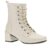 Bota Feminina Salto Bico Quadrado Shekinah Confortável Tendência Moda Festa Lançamento Cordão Ziper
