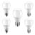 Kit 5 Lâmpadas Led Bulbo 9w E27 6500k Branco Frio ELGIN Inmetro