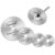 Kit Jogo 7 Mini Discos Serra Circular Micro Retifica Profissional Com Suporte Haste Corte Desbaste