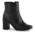 Coturno Feminino Lumiss Confortável Salto Alto Grosso Bota Bico Quadrado Zíper Blogueira Square