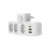 COIBEU Conector De Extensão Portátil 3 Universal Plug Carregador Rápido 2 Usb 1 Tipe-C