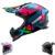 Capacete Fechado Motocross Masculino e Feminino Pro Tork Fast Next Brilhante Novo Lançamento