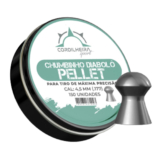 Chumbinho Cordilheira Pellet Diabolô (MAX POP) 4,5mm | 150 Unidades Preto