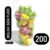 50~200 un Copos 300/330 ml PP com Tampa Bolha Sem Furo PET  Premium OFF