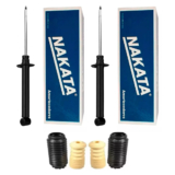 Par Amortecedor Traseiro Original Nakata + Kit Batente Vw Gol Parati Bola G2 G3 G4