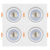 Kit 4 Spot Cob Direcionável Quadrado 5w Bivolt Teto – Elgin
