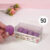 10~50 EMBALAGENS CAIXAS PARA 4 MACARRONS COM TAMPA EM ACETATO 5,5x12x5 IDEIA