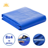 Lona Plastica Cobertura Impermeavel Azul 8×4 Starfer