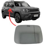 Lente Espelho COM Base Retrovisor JEEP Renegade Original Flabeg