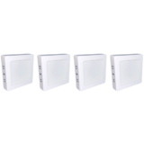 Kit 4 Luminária Painel Plafon Led Sobrepor Quadrado 6w Bivolt