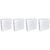 Kit 4 Luminária Painel Plafon Led Sobrepor Quadrado 6w Bivolt