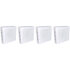 Kit 02 Assentos Redondo Banqueta Cadeira Estofados Poltronas H02 Corino Preto 35 cm – Lyam Decor