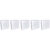 Kit 5 Luminária Painel Plafon Led Sobrepor Quadrado 6w Bivolt