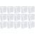 Kit 15 Luminária Painel Plafon Led Sobrepor Quadrado 6w Bivolt