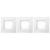 Kit 3 Luminária Painel Plafon Led Embutir Quadrado 6w Bivolt Teto Elgin