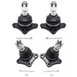 Kit 4 Pivôs Bongo K2500 K2700 Besta Asia Topic 93 a 2012 Bandeja Superior e Inferior da suspensão